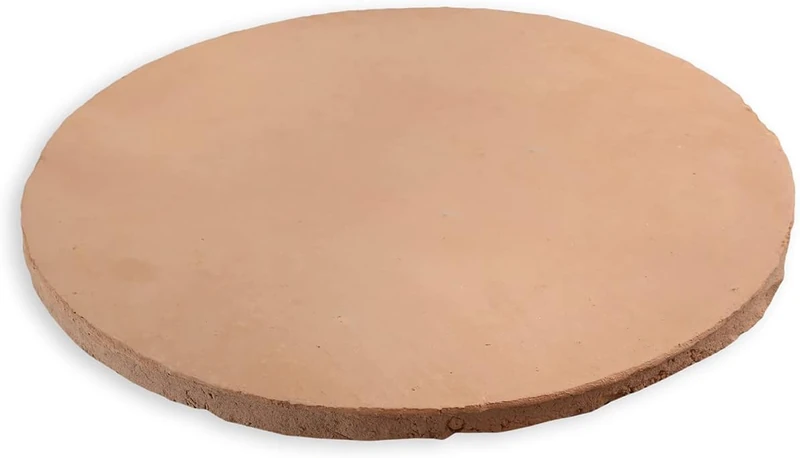 Megashopitalia Casapulla Biscuit Refractory Stone for Pizza Oven Saputo Furnace Made in Italy (Round Diameter 38 x H2 cm) - Image 1