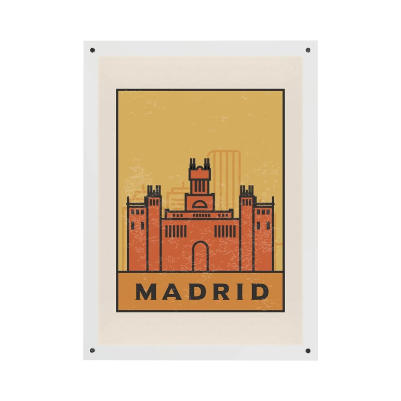 Bi-Office Frameless Magnetic Acrylic Poster Display, A2 Paper Size