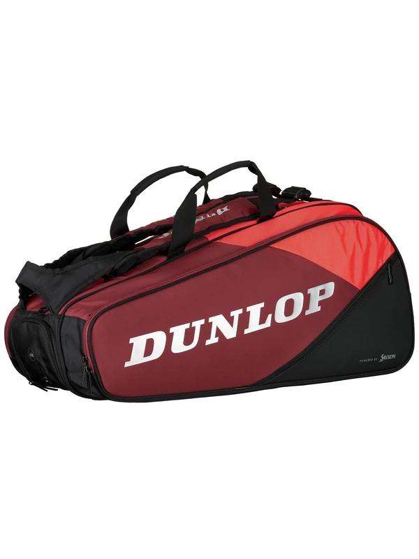Dunlop CX Performance 8 Racket Tennis Bag, Black/Red - Image 1