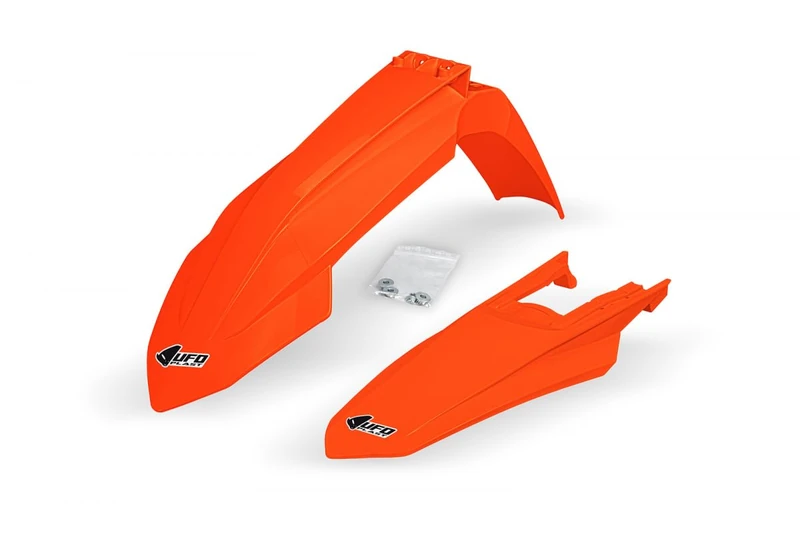 UFO PLAST Ktm EXC-F 500 2024-2024 Fluorine Orange Mudguard Kit