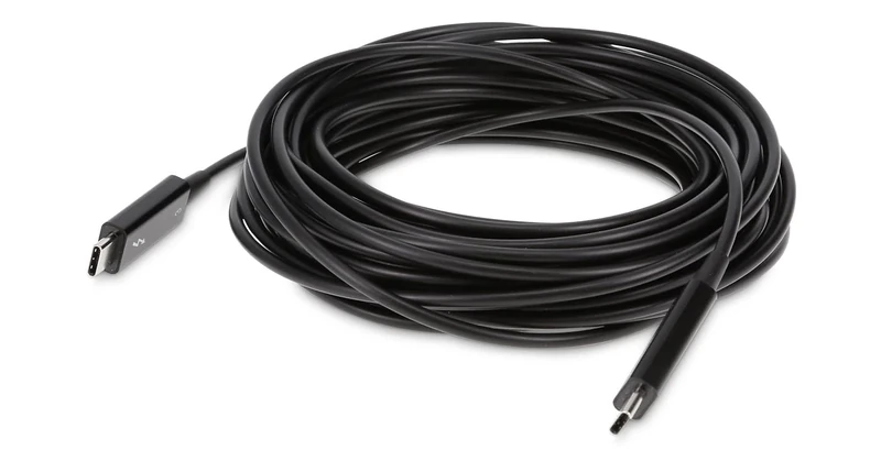 LMP - Thunderbolt 3 Optical Cable - active, 40 Gbit/s, black - 25 m