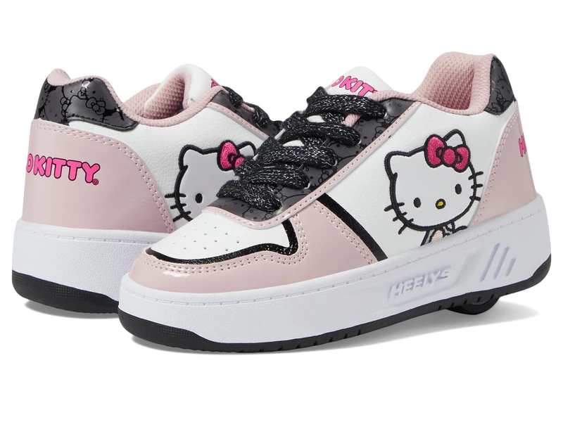 Heelys x Hello Kitty Kama HKC (HE00411530) Wheeled Shoe, Light Pink/Black/White, Adult, 7