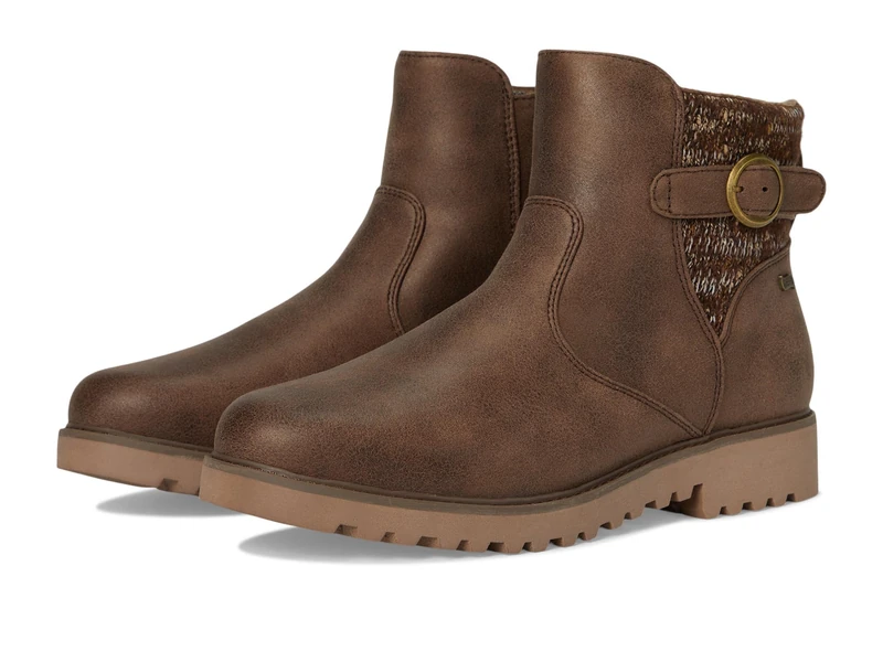 Skechers Women's Arch Fit Marlie-Weekend Chat Ankle Boot, Chocolate, 9.5