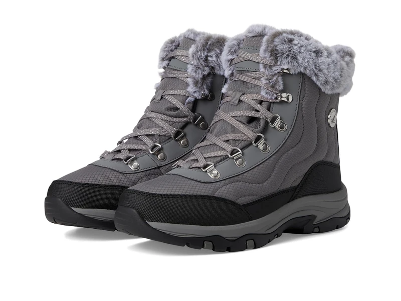 Skechers Women's Trego Stormie Ankle Boot, Charcoal Nylon/Duraleather, 8 UK - Image 1