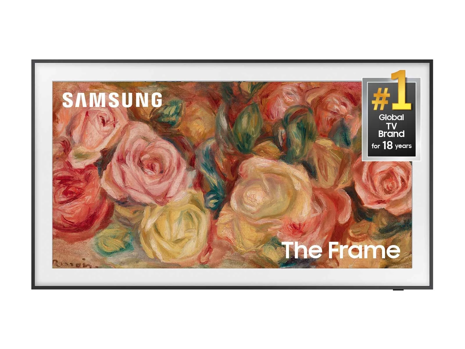 SAMSUNG The Frame Series Quantum HDR 43 Inch 4K LS03D QLED Smart TV with Dolby Atmos, Artistic Mode, Anti-Glare, Customizable Frame, Slim Wall Mount with Built-in Alexa (QN43LS03D, Model