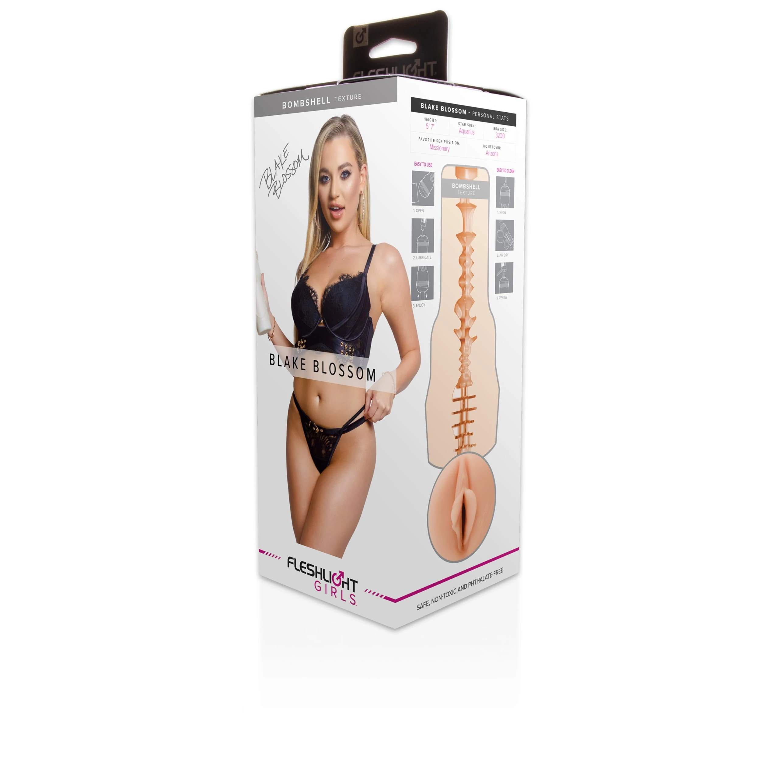 Fleshlight Male Sex Toys Blake Blossom – Fleshlight Male Sex Toys, The Number One Male Masturbator Sex Toys for Men with Our Fleshlight SuperSkin Sex Toy Pocket Pussy Technology