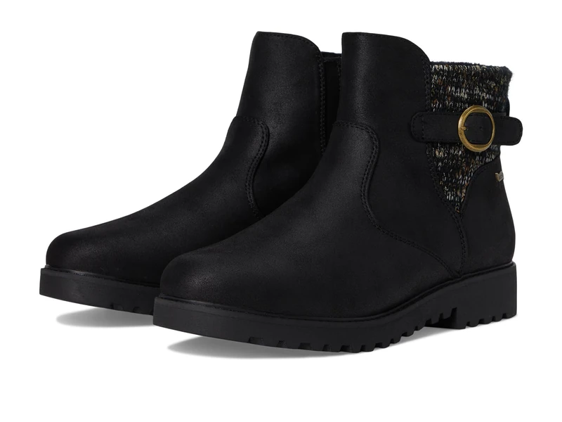 Skechers women's Arch Fit Marlie-Weekend Chat Ankle Boot, Black/Black, 6.5