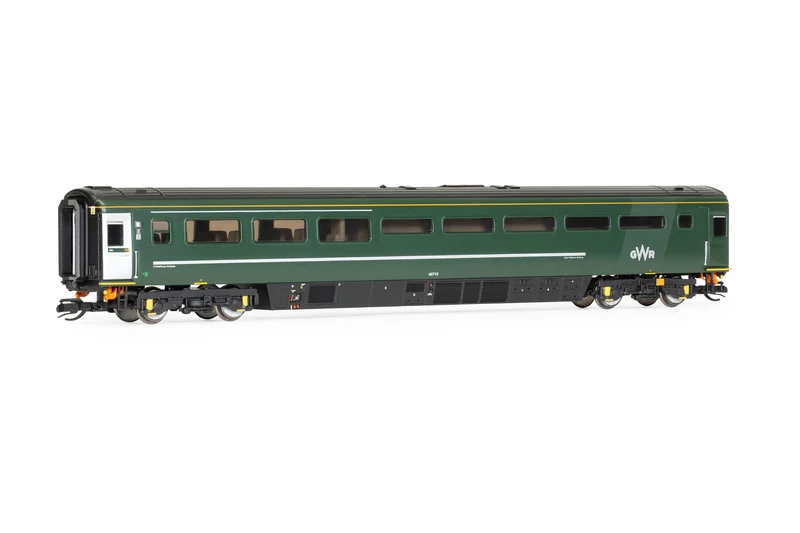 Hornby TT:120 Gauge TT4042 GWR, Mk3 Buffet Car, 40715 - Era 11 Rolling Stock - Coaches for Model Railway Sets, Green