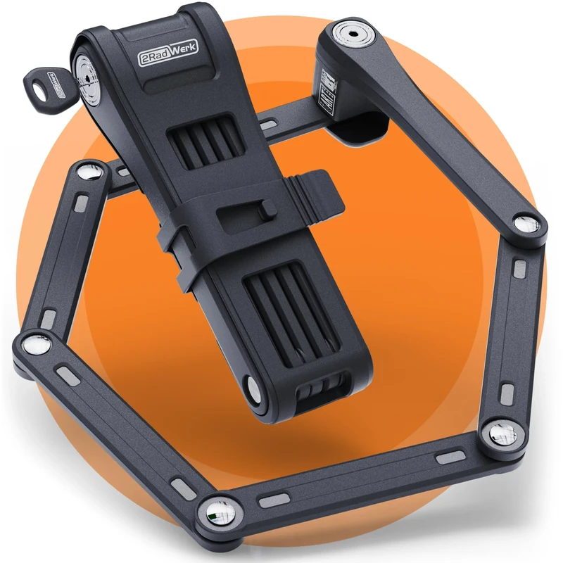 2Radwerk 55101 Secure Pro Folding Lock, Black