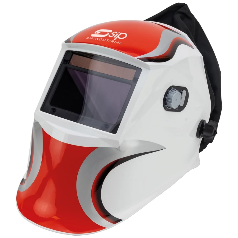 SIP PAPR WR2000 Welding Helmet Auto Darkening True Colour Solar Power Headshield with Air Respirator
