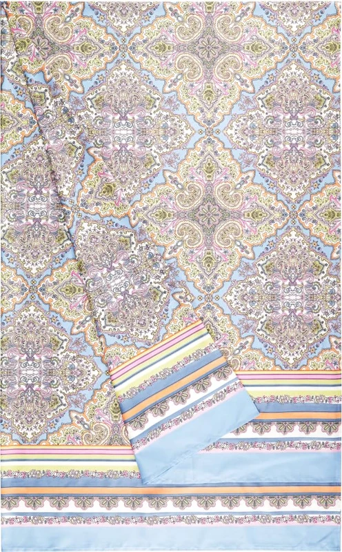 Bassetti Marechiaro 9328412 Foulard 100% Cotton Lavender L1 350 x 270 cm