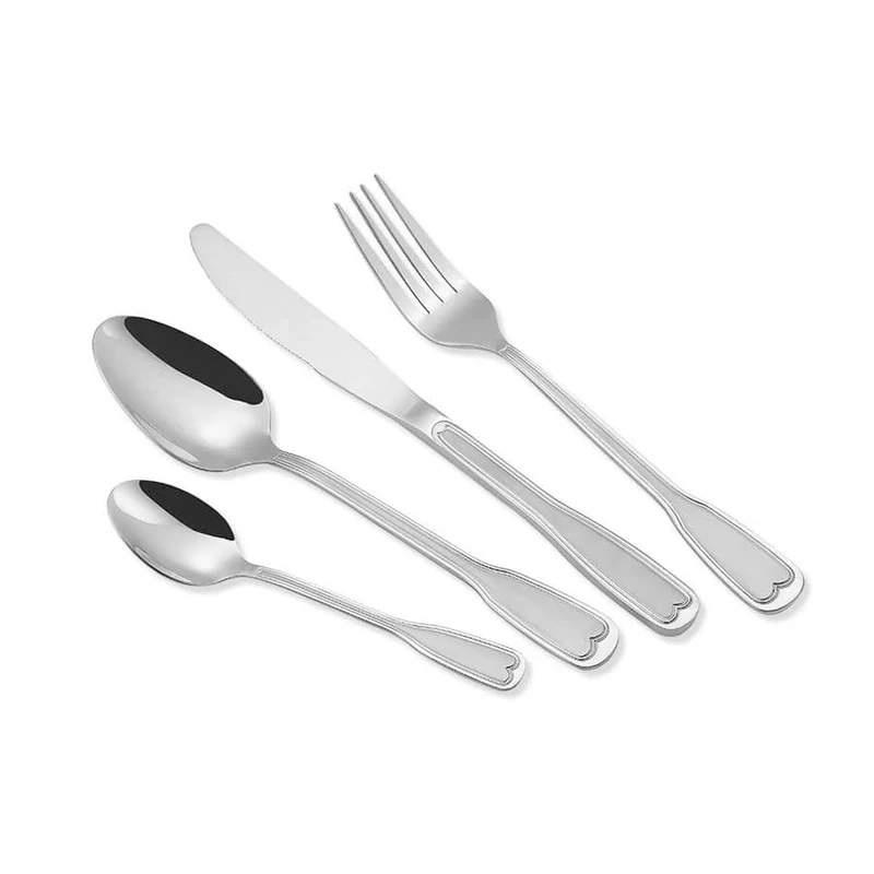 Feel Maestro Cutlery MR-1519-24 Silver Stainless Steel