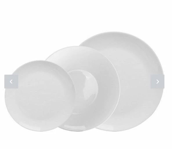 La Mediterranea Whom 18 Piece Flat Plate Set - 2 Units