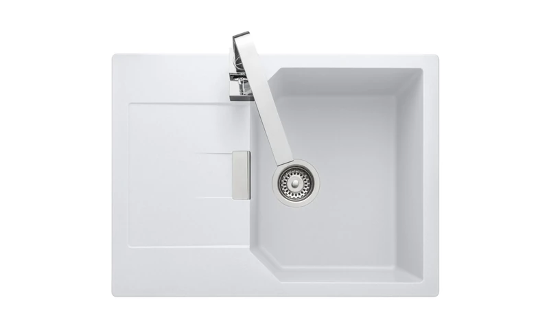 Rangemaster MAY690CW/ MAYON 690510 1.0B Crystal White inc.Waste Sink and Waste