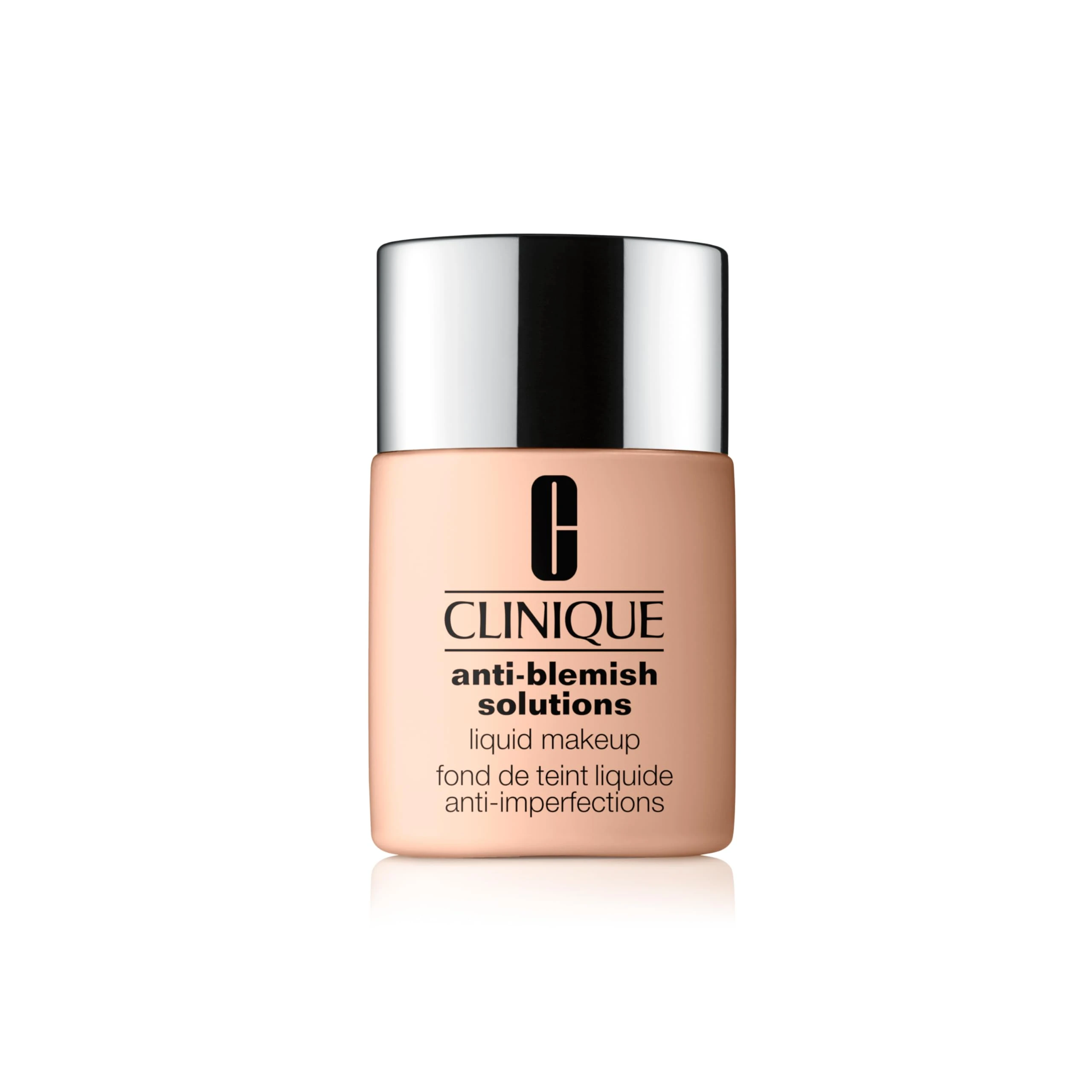 Clinique Anti-Blemish Solutions Liquid Foundation Makeup With Salicylic Acid For Dry Combination To Oily Skin Types | Medium Coverage, Natural Matte Finish