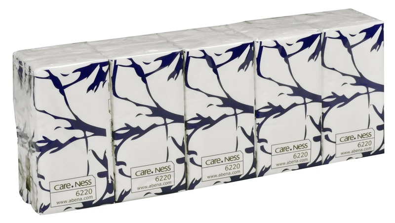 ABENA Pocket Tissues|240 Pocket Tissues Multipack|1 Pack Has 10 Tissues| Total Travel Tissues Suitable for On The Go Use. Mini Tissues for Handbag and Other Small Bags.