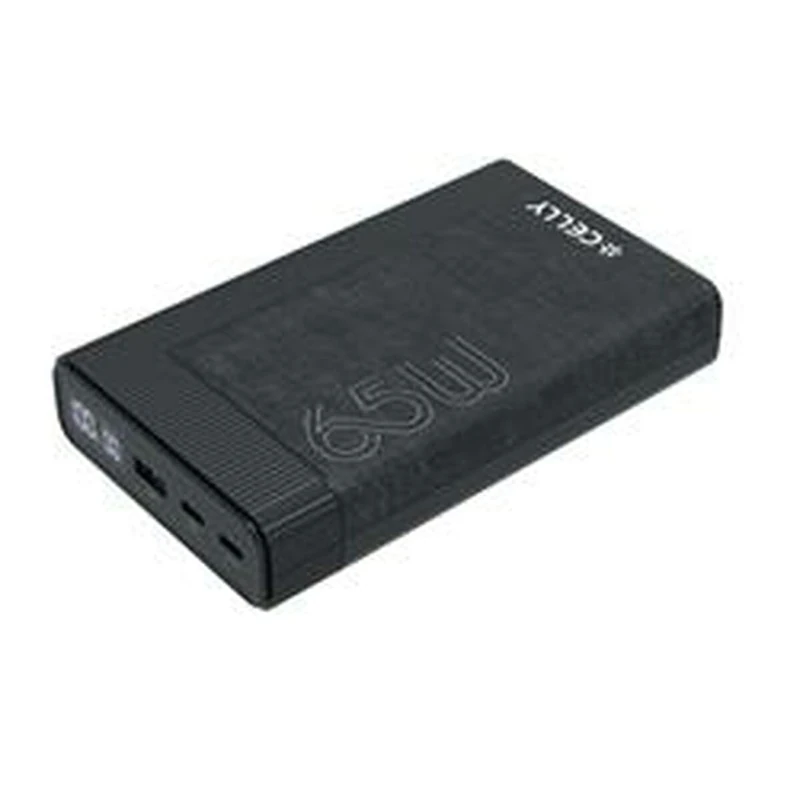 Celly PBPD65W20EVOBK Powerbank - 20000 mAh Black