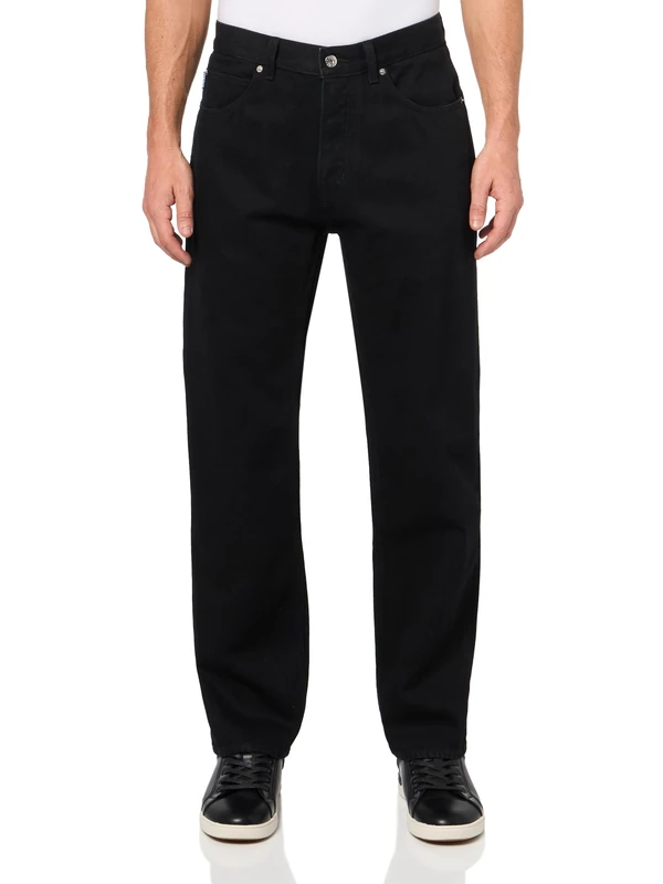 Hugo Men's Jonah Regular Fit Jeans, Black Jade, 32-34