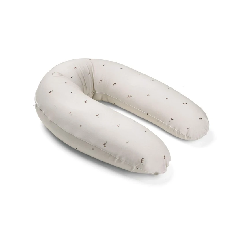 Doomoo Buddy Pregnancy Pillow - Adaptable for Breastfeeding, Maternity Pillow for Support, Organic Cotton, OEKO-TEX Certified - Mushrooms