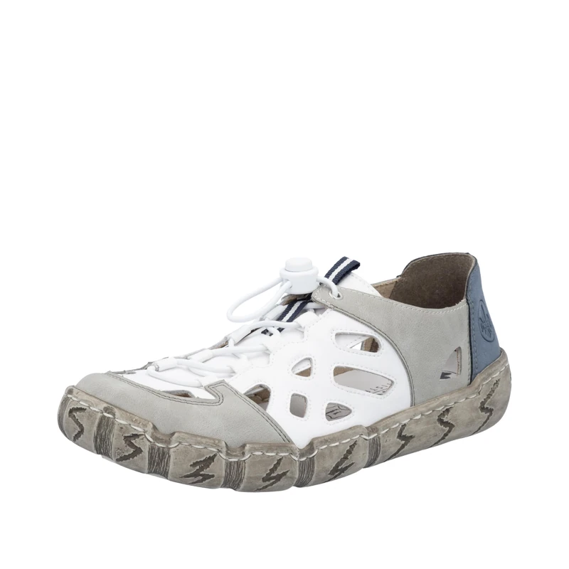 Rieker Adult Master-Artikel FSK Women's Low Shoes Other, White, 4 UK