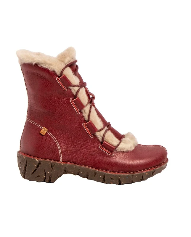 El Naturalista N5414 Yggdrasil, Women's Boots, Cherry, 38 EU Wide, Cherry, 38 EU Ancho
