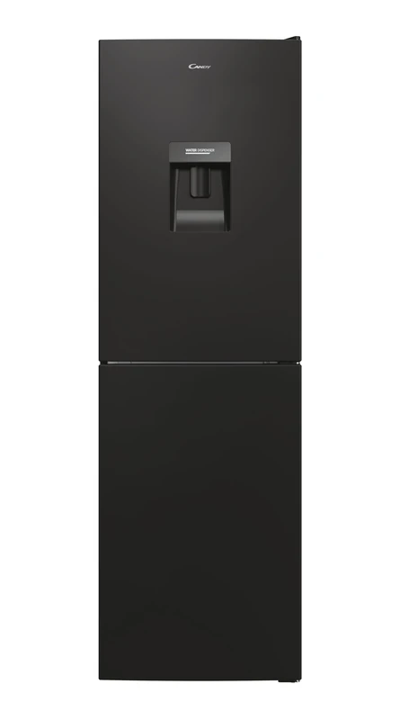 CANDY CCT3L517EWBK Low Frost 50/50 Fridge Freezer with Non Plumbed Water Dispenser- Black - E Rated