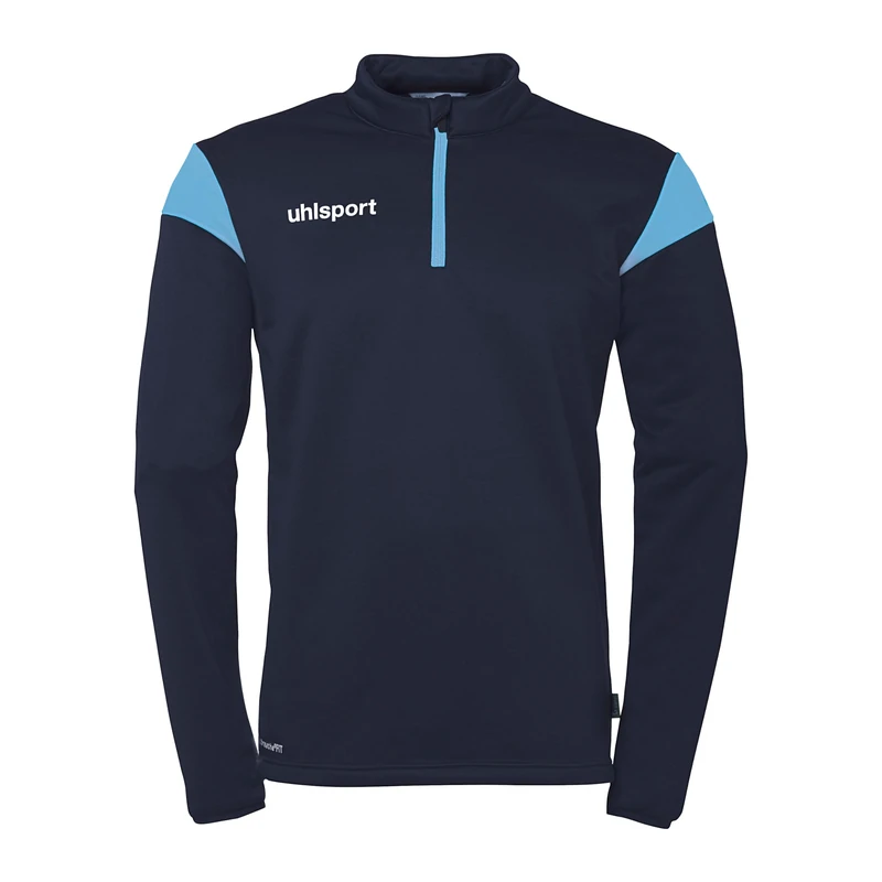 uhlsport Squad 27 1/4 Zip Top, Unisex Pullover Sweater, marine/skyblau,