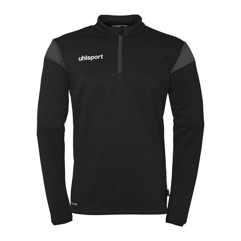 uhlsport Squad 27 1/4 Zip Top, Unisex Pullover Sweater, schwarz/anthra,