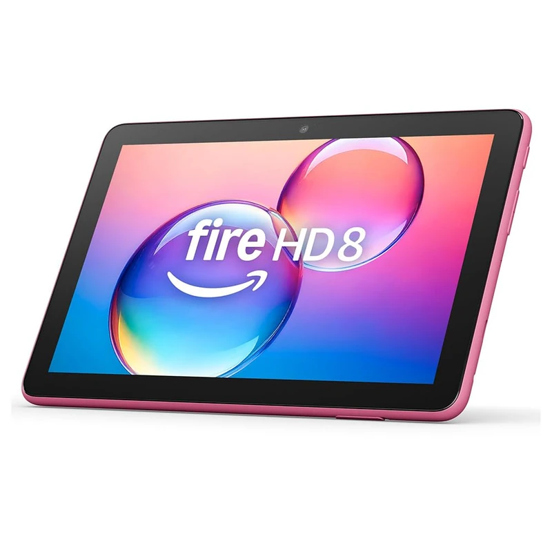 Amazon Fire HD 8 tablet (newest gen), 8" HD Display, 3 GB memory, 32 GB, designed for portable entertainment, Hibiscus, (2024 release) – with ads