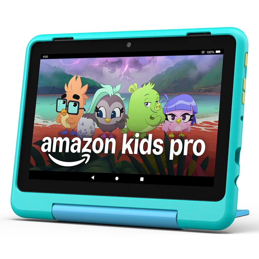 Amazon Fire HD 8 Kids Pro tablet (newest gen), ages 6–12 | 3 GB memory, includes ads-free books, games and videos that children love, 8" HD screen, parental controls, 13-hr battery, 32 GB