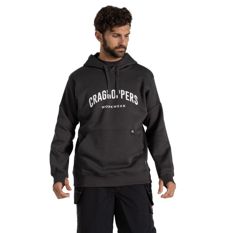 Craghoppers Mens Workwear Oulston Hoodie (M) (Carbon Grey)
