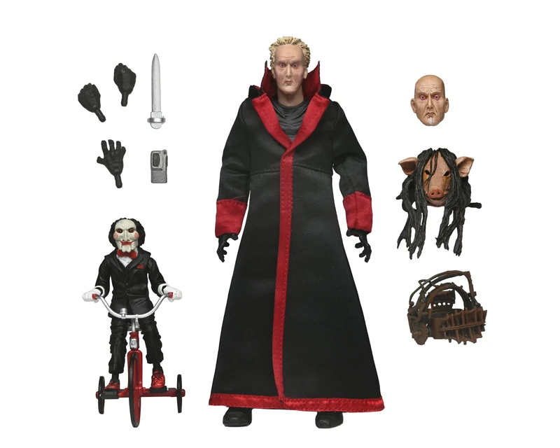 NECA Collectible Saw (Franchise) Ultimate 7” Scale Action Figure – Jigsaw Killer (Black Robe)