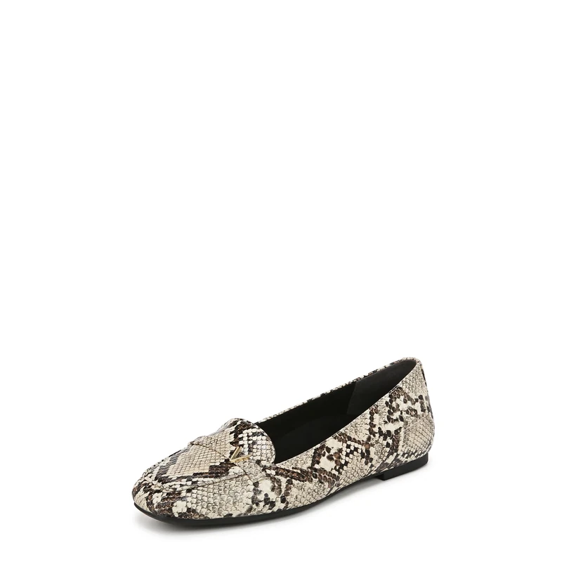 Vionic Women's Ballet Flats - Hayes, Ivory Multi Leather, UK 7, Wide Fit