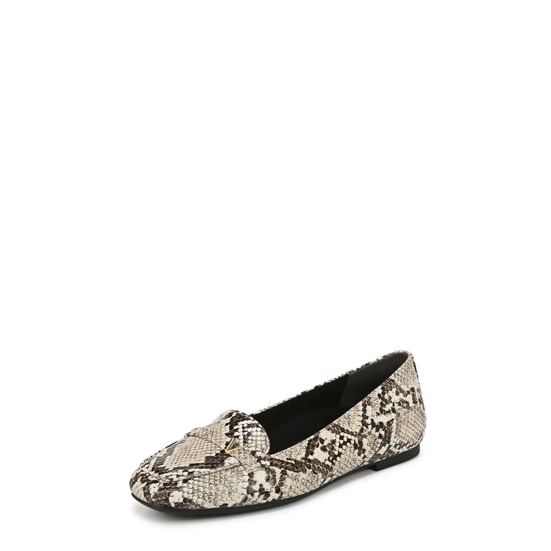 Vionic Women's Ballet Flats - Hayes, Ivory Multi Leather, UK 8, Wide Fit