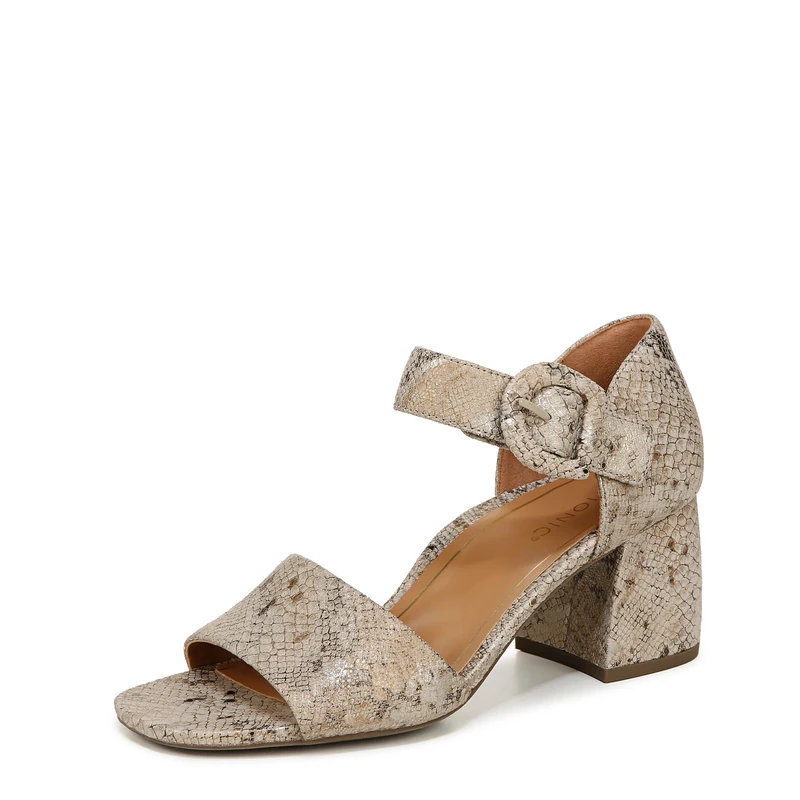 Vionic Women's Fashion Shoes - Chardonnay Heeled Sandal, Beige UK 6, Medium Fit