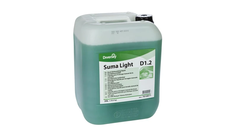 SUMA 19798 Light D1.2 - Detergente Liquido para El Lavado Manual De Vajilla for Adults, Built for Everyday use, Light