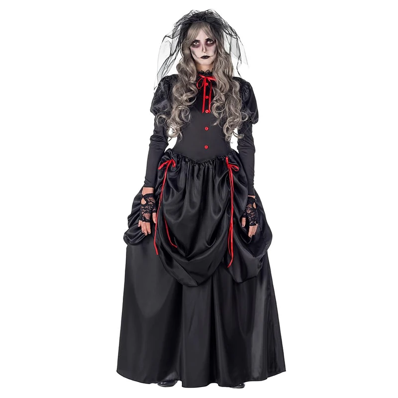 Boland 79267 Adult Black Widow Costume, Solid, Multi-Coloured, S - Image 1