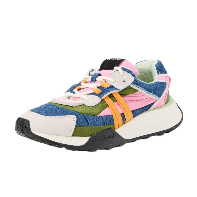 Desigual Women's Shoes 4 Women's Nylon Trainers, Running Trainers, Material Finishes, 38 EU, Material finishes., 5 UK
