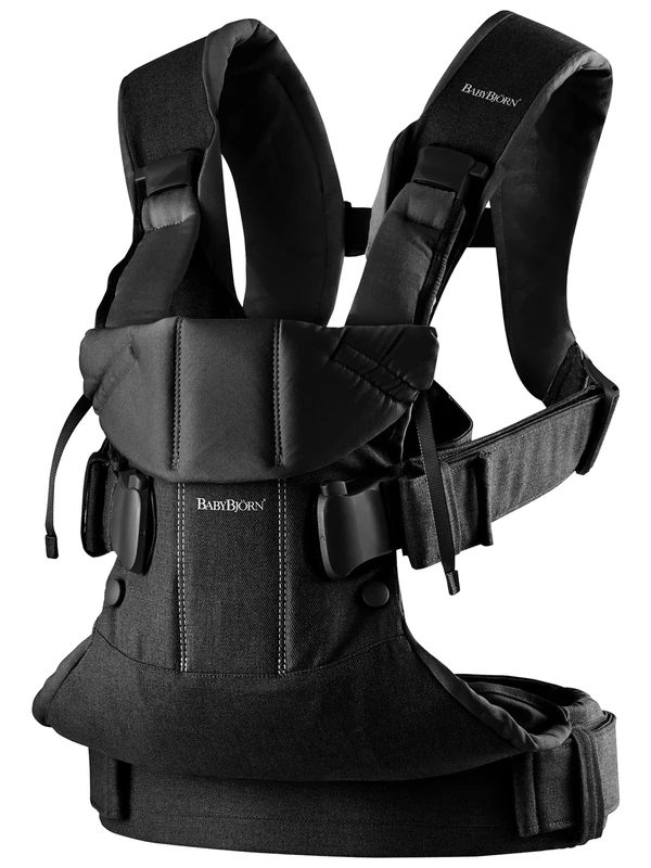 BabyBjörn Baby Carrier One, Woven, Black