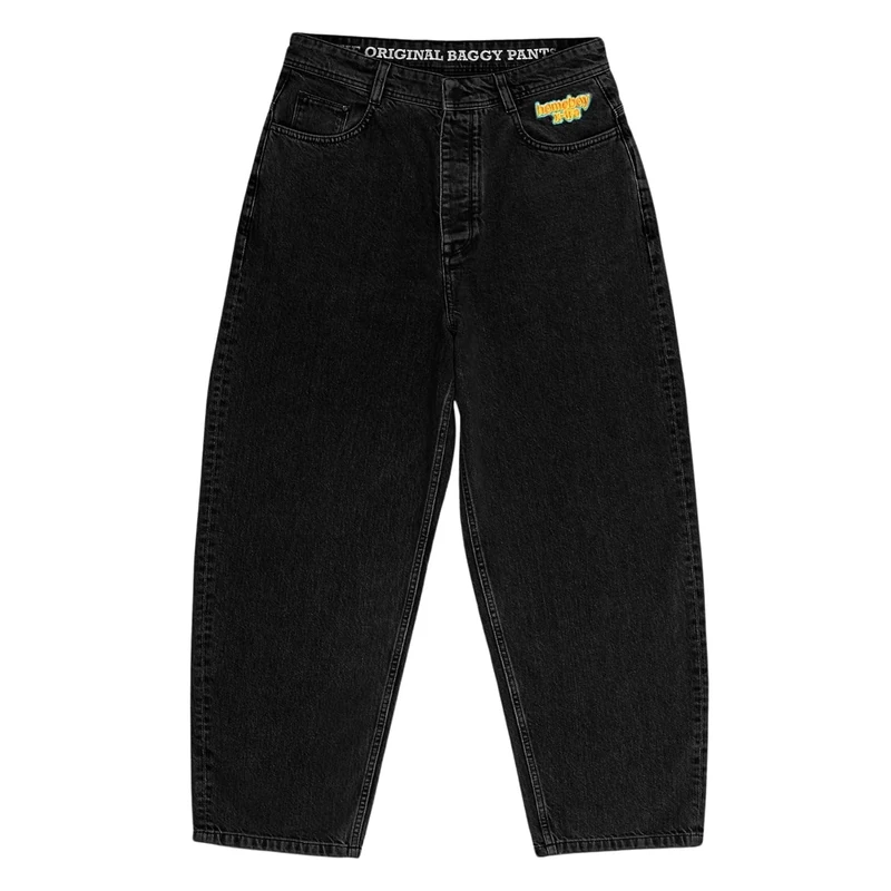 Homeboy Unisex X-Tra Monster Denim Pants, Washed Black, 34 L34