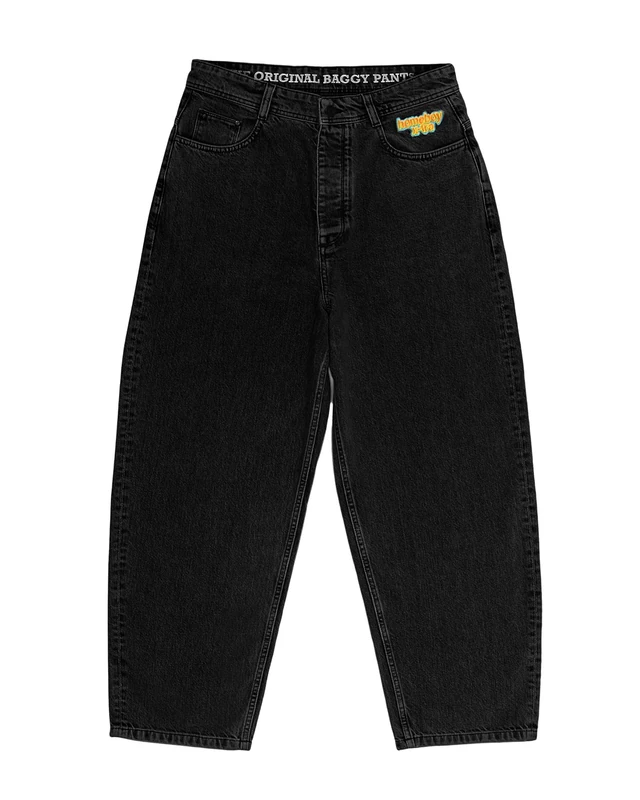 Homeboy Unisex X-Tra Monster Denim Pants, Washed Black, 29 L30