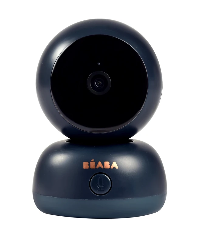 Béaba, Zen Premium Extra Camera, Baby Monitor, 2 in 1 Baby Video Listening, HD Camera, 360° Rotation, Night Vision, Walkie Talkie, Lullabies, Temperature and Humidity Control, Night Blue