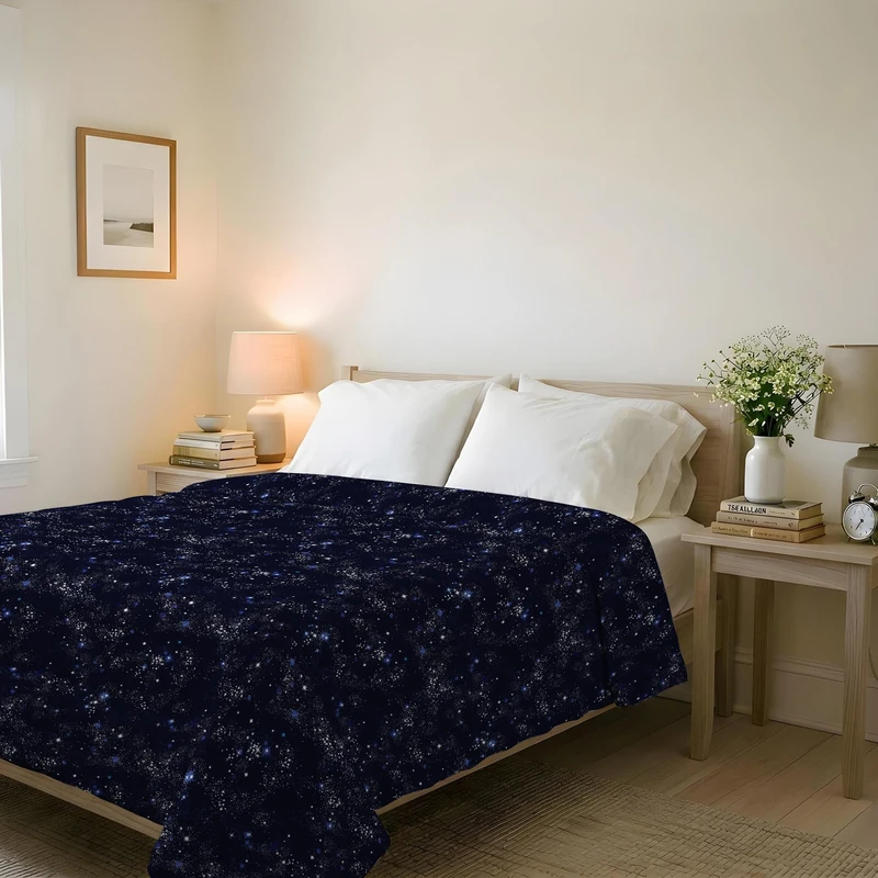 Italian Bed Linen BASIC Orion Printed Summer Quilt, Microfibre, Double 250 x 240 cm