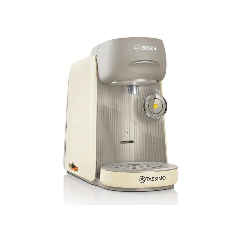 Bosch Tassimo Finesse TAS167P Capsule Machine, 70 Drinks, More Intense Coffee on the Head, Automatic Shutdown, Perfectly Dosed, Space-Saving, 1400 W, Cream
