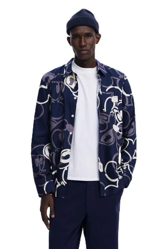 Desigual CAM_Samson, 5000 Navy, L, Blue, L