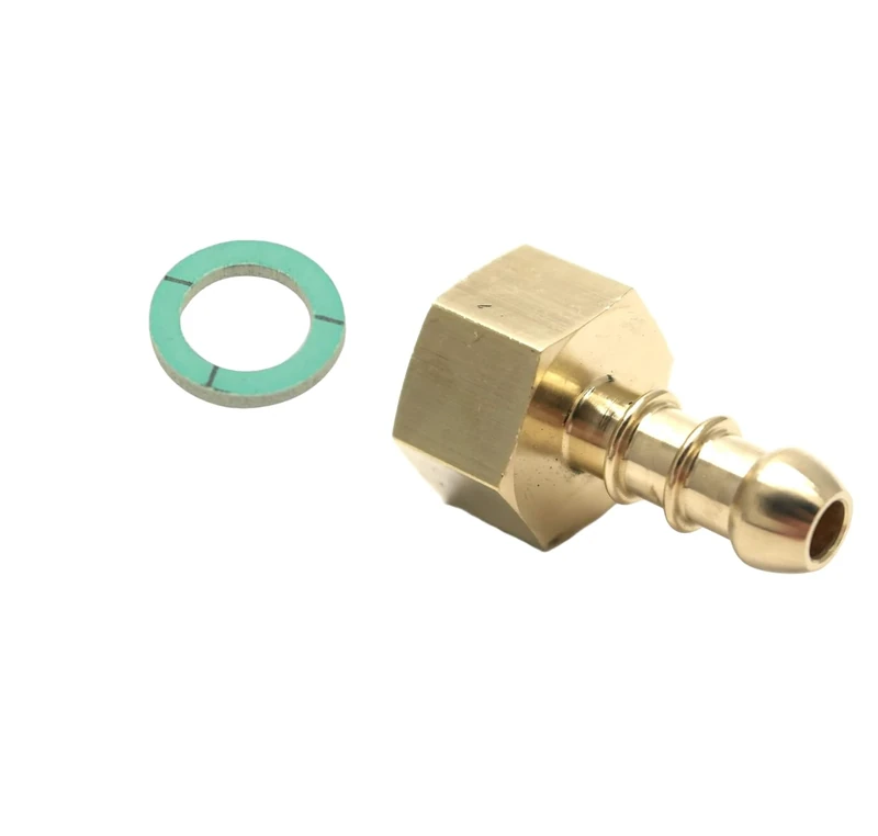 1/2" BSP Female Fitting to LPG Fulham Nozzle to 8mm I/D Hose with Washer - Image 1
