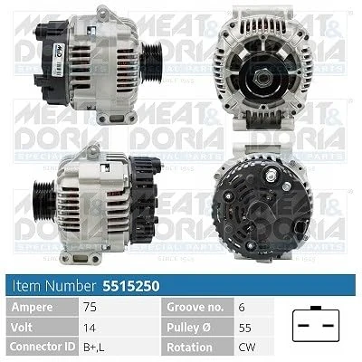 MEAT & DORIA 5515250 Alternator