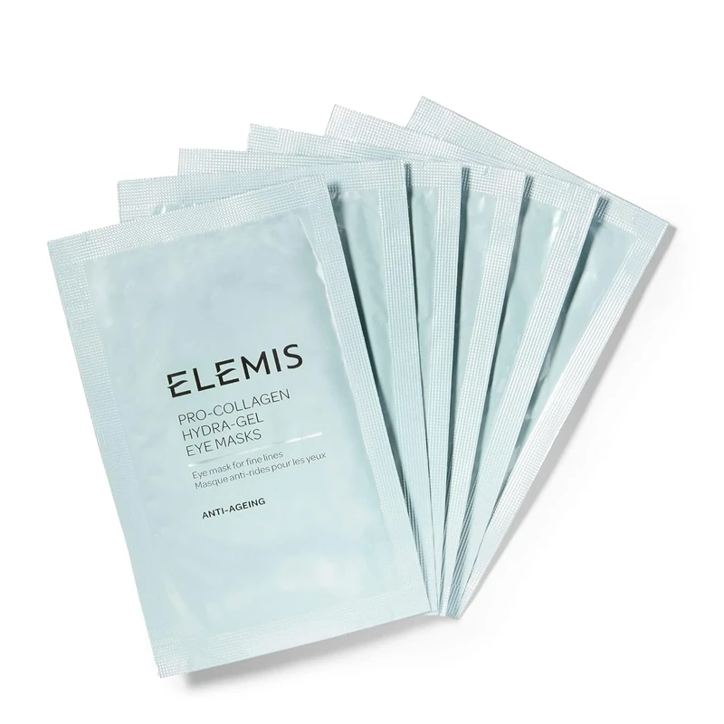 Elemis Pro-Collagen Hydragel Eye Masks, Eye Mask for Fine Lines, 6 Masks