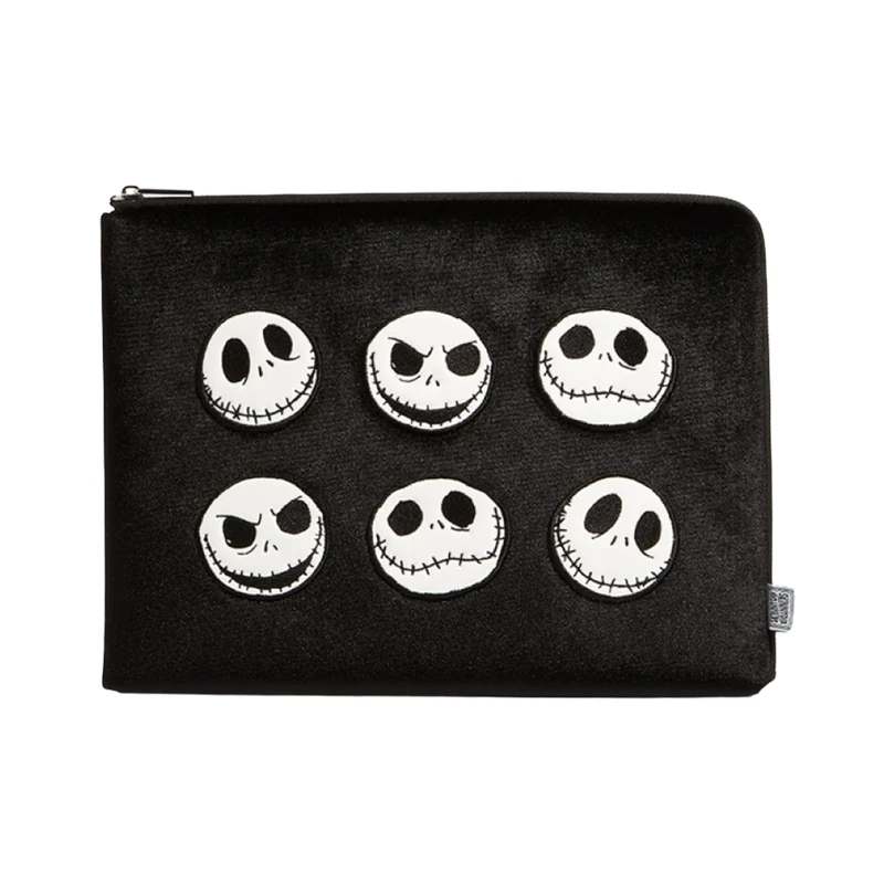 Skinnydip Disney Nightmare Before Christmas Laptop Sleeve Case - 13 Inch Protective Soft Padded Zipper Cover, Cushioned Inside for Protection, Jack, Premium Stylish Laptop Bag for Work and Travel