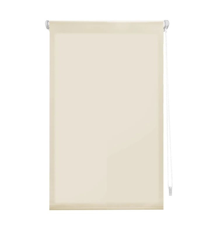 INTERBLIND | EasyFix Premium Roller Blind Translucent Smooth 140 x 180 cm (Width by Height) - Premium Roller Blind Assembly Without Tools Fabric Measure 137 x 175 cm - Roller Blind Without Drilling